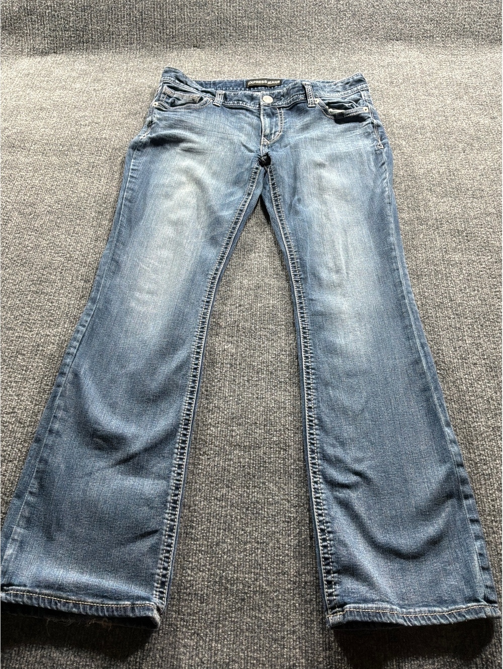 Express Barely Boot Stella Low Rise Bootcut Jeans Size 12R